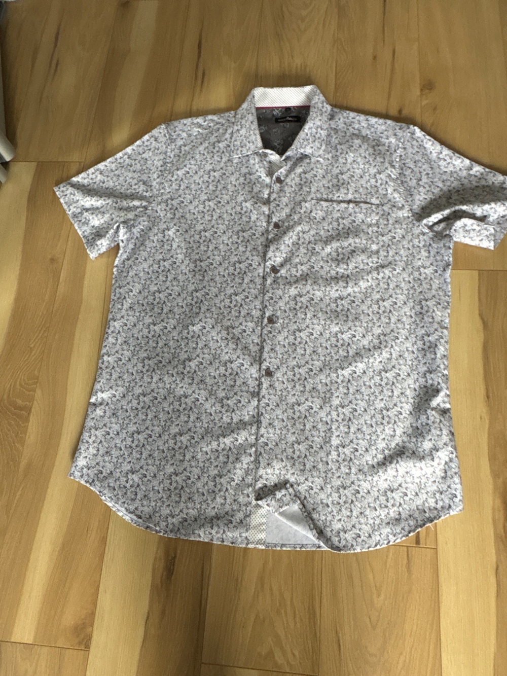 Men's  Short-Sleeve Button-Down Shirt